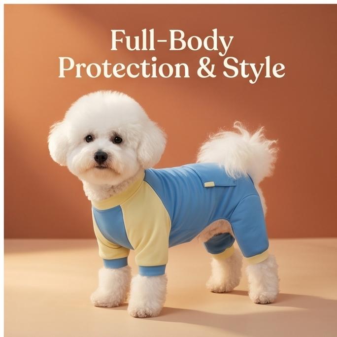 Abbigliamento estivo leggero, traspirante e confortevole per cani, protezione solare, a quattro zampe, con impacco di ghiaccio, per cani di taglia piccola e media, attività all'aperto, XS-M