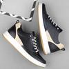 Genuine Leather Shoes Leisure Men Lift Height Increase Insole White Chunky Sneakers Comfortable Breathable Sports Running Shoes