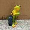 Creative Resin Frog Ornament for Home and Living Room Décor