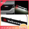 För Volkswagen Golf-6 7 4 5 POLO Passat B5 B6 B7 T4 T5 Tiguan Jetta Dekorativa LED-lampor Motorhuv Grill Dekoration Emblem