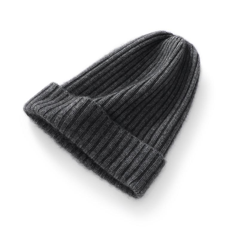 Soft Cashmere Autumn and Winter New Style Unisex Casual Ear Protection Pile Hat Fashionable Knitted Hat