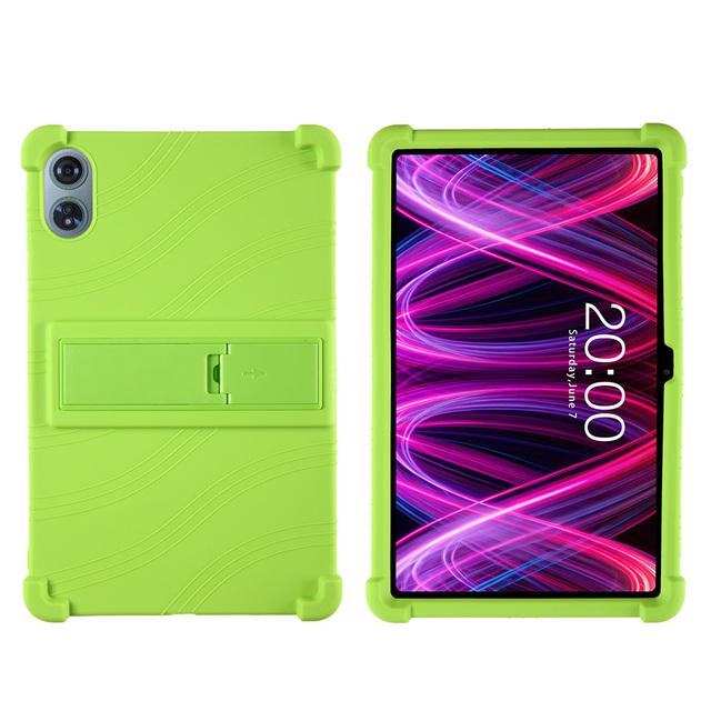 Adjustable Multi-angles Kickstand Tablet Case for Teclast T60 Plus 2024 12.0 inch Soft Silicone Cover Shockproof Kids Safe Capa