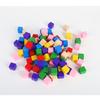 100Pcsset 15Mm 8 Color Wood Square Corner Colorful Blank Dice Chess Piece Right Angle For Token Puzzle Board Game