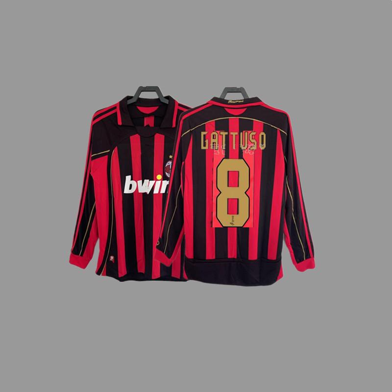 AC vintage jersey football jersey Maldini Tonali Ibka Piatek Shevchenko jersey