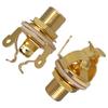2Pcs 1/4 Inch 6.35Mm Guitar Mono Jack Socket Electric Guitar Mono Jack Mono Output Jack Guitar Accessories