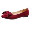 Fashion Casual Simple Wear-resistant Bow Pointed Flat Sole Shoes New Summer Outfit Simple Versatile Comfortable Women's Shoes