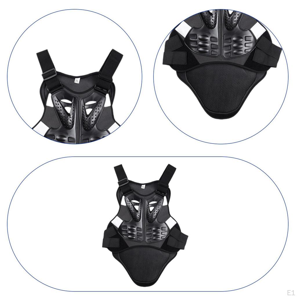 Motorcycle Chest Vest Gear Impact Resistance Breathable Lightweight for Outdoor Activities