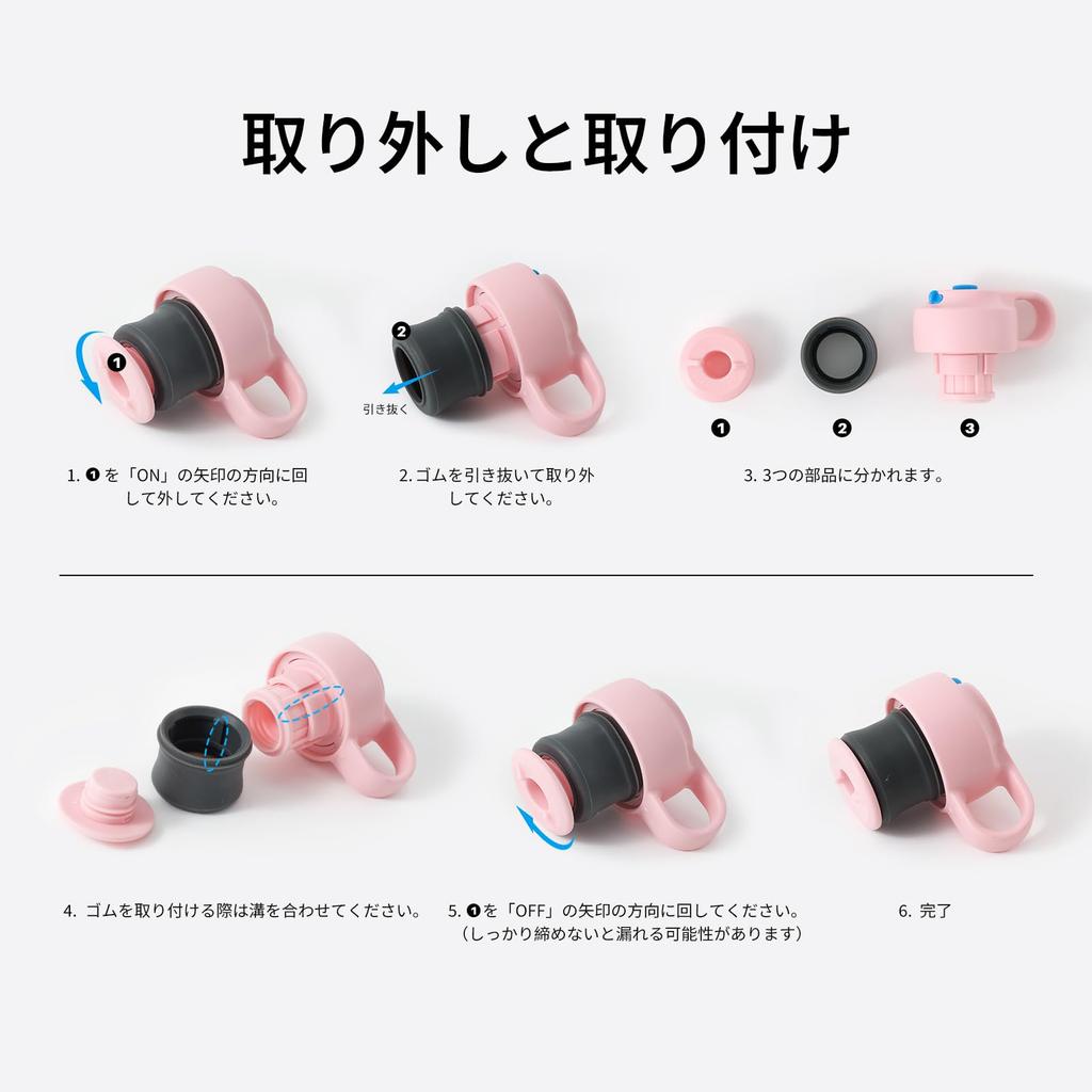 BOTTLE BOTTLE Water for and Stainless Direct with Button Locking Carbonation Bottle, 600ml, Sports, Travel, School, Carbonated, Insulated, Steel,