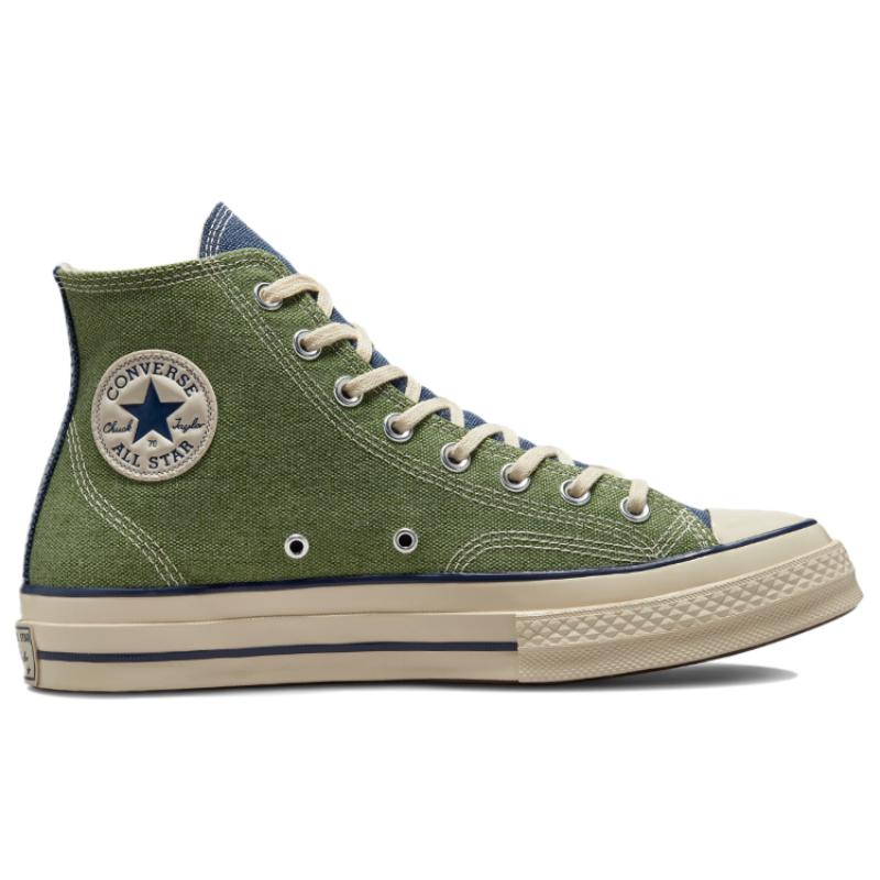 Converse Chuck Taylor All Star 1970s Comfortable and Lightweight High-Top Espadrilles Unisex Moss Green