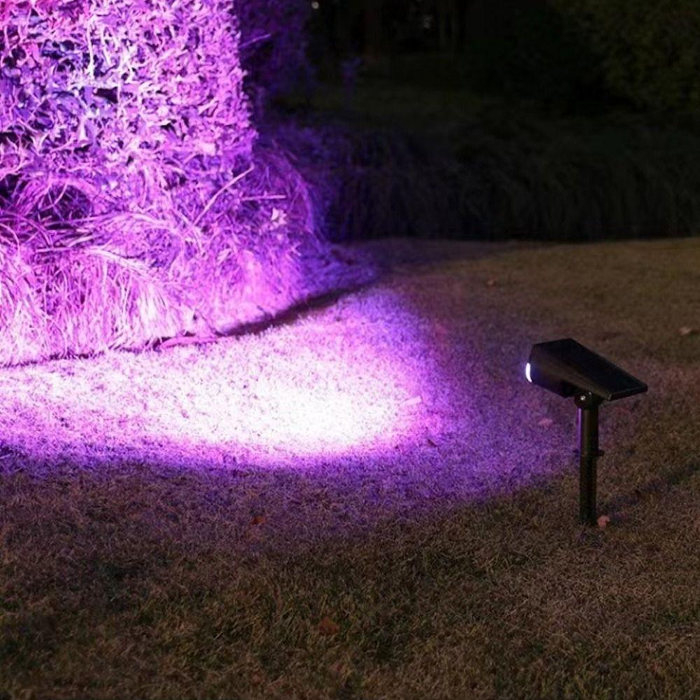 2/7 LED Solarstrahler Ultrahell Wasserdicht Landschaftswandleuchte Verstellbar Frostsicher Wegbeleuchtung Lampe