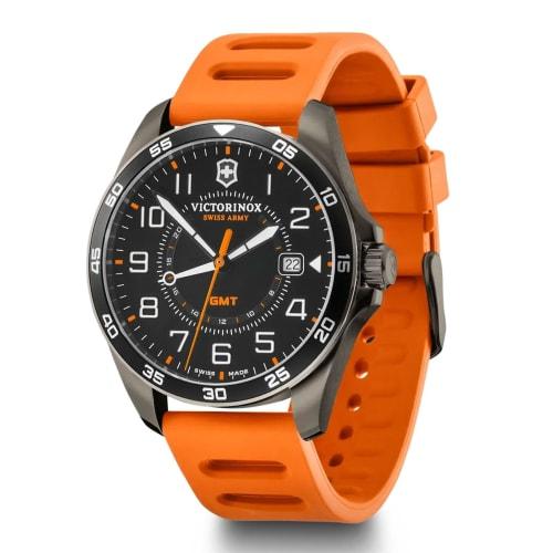 VICTORINOX SWISS ARMY FIELDFORCE GMT Wristwatch, Gift, 241897, Quartz Movement