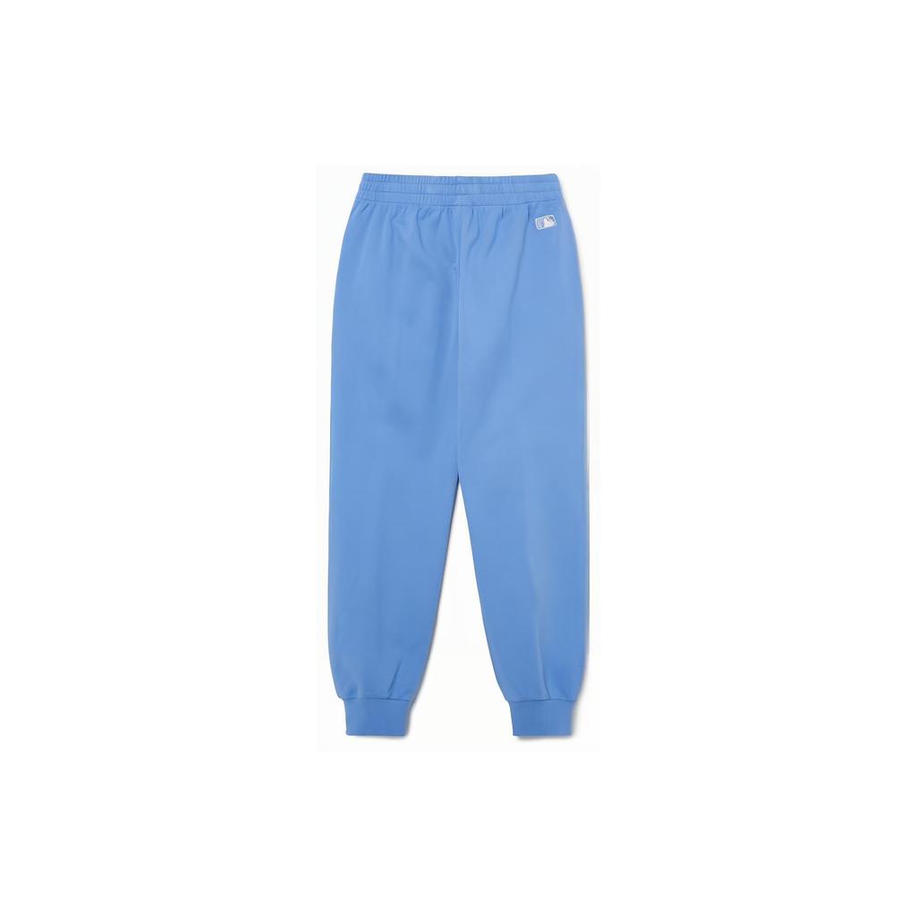 New MLB Los Angeles Dodgers Knitted Sweatpants Unisex Light Blue 3APTV0131-07CBL