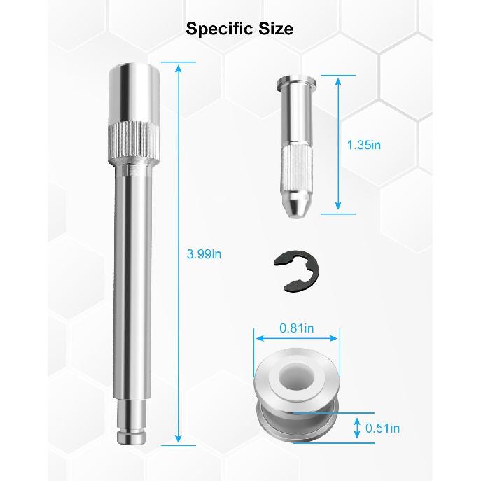 Door Hinge Roller Pin Repair Kit Fit for Chevrolet S10 Chevrolet Blazer GMC S15 Jimmy Sonoma Bravada Oldsmobile 1982-2005, Stainless Steel Door Hinge