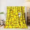 White Duck Yellow Ducks Print Blanket bedroom Blanket for Livingroom Couch lunch break Soft throw for Friend's festival Gift