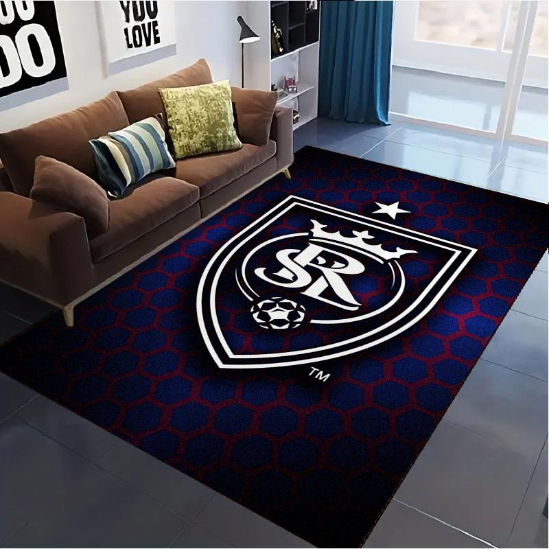 Real Salt Lake Carpet Rug for Living Room Bedroom Home Sofa Decoration,Kids play Non-slip Floor Mat