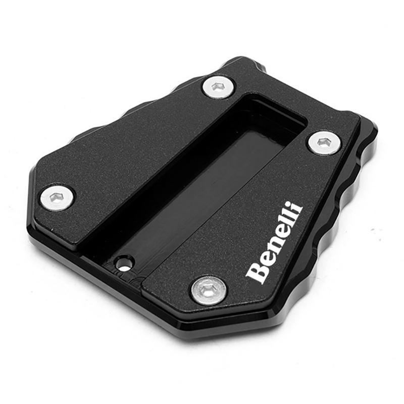 Motorcycle Kickstand Extension Plate For Benelli TRK502X TRK 502 X 502X 2017-  2022 Accessories Tire Valve Caps