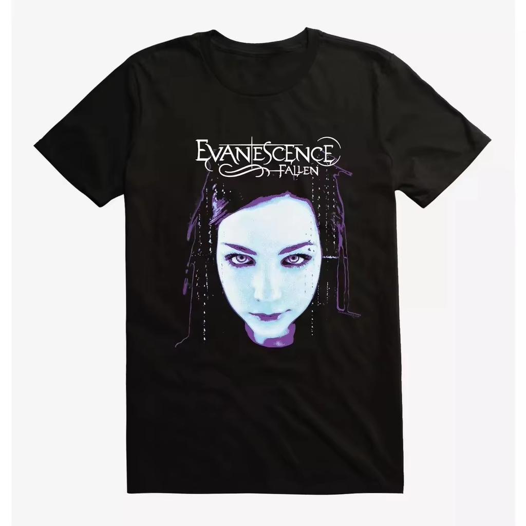 Evanescence 2026 Tour Pánské/Dámské Bavlněné Tričko s Grafikou Letní Streetwear Stylové Ležérní Streetwear Tričko