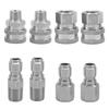 A60Z4 Sets NPT 3/8 In. Stainless Steel Male And Female Quick-Connect Kits Male Female 3/8 Quick-Connect Fittingsmay