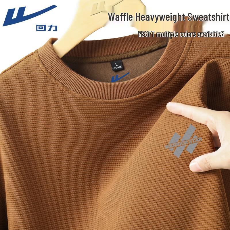 Warrior Men's Waffle Knit Crewneck Sweatshirt
