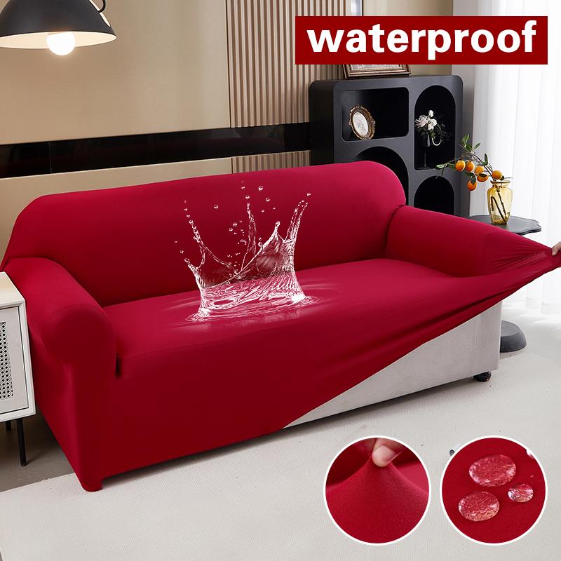 Waterproof Stretch Sofa Slipcover Non-slip Sofa Covers for Living Room Couch Cover Corner Furniture Protector for Kids, Pets