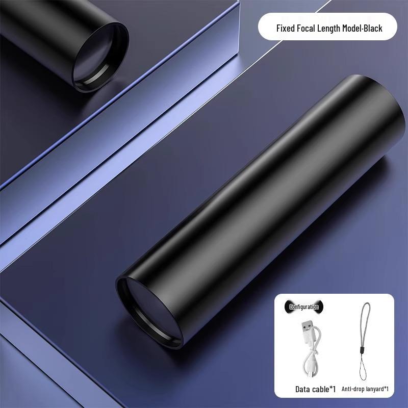 Mini LED Portable Flashlight: Super Bright, Long Range, Rechargeable, Durable, Eye-Friendly