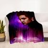 "Elvis Presley: The King of Rock 'n' Roll Art Print"Blanket Flannel Throw Blanket for Sofa, Bed, Travel, Camping, Office, Couch, Chair, And