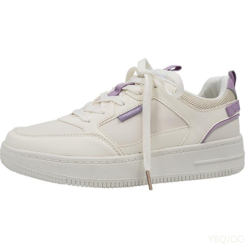 Ladies thick soled white Shoes Summer new fashion Sneakers Trendy lace up casual shoes Comfort breathable women's board shoe