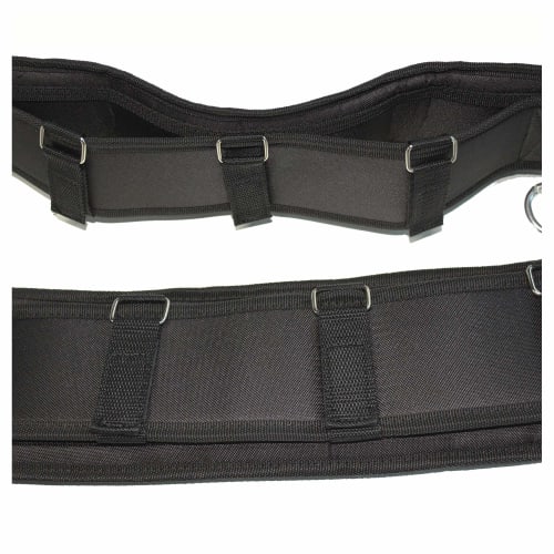 Yotenka YOTENKA Waist Support Belt, Support Belt, Waist Pouch, Cushioned Mesh Belt with Carabiner, for Work, 70cm X 12cm