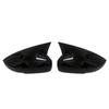 2 Pcs For Volkswagen VW Polo MK5 6R 6C 2009-2017 ABS Side Rearview Wing Mirror Cover Caps Shell Trim OX Horn Style Exterior