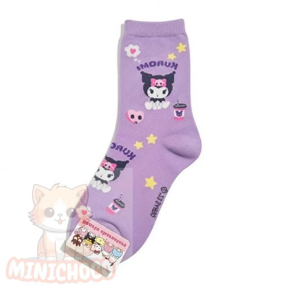 Mini Choco Women s Socks Women s Socks Daily Look Character Socks Sanrio Color Kuromi