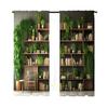 Bücherregal-Topfpflanzen - bedruckte Vorhänge, Heimdekoration, Raumdekoration