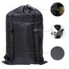 Dual-Shoulder Drawstring Backpack: Large-Capacity Polyester Laundry Bag for Students - Ideal for Travel and Storing Dirty Clothes