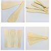 10PCS Natural Wooden Pot Kitchen Cooking Utensils Non Stick Pancake Turner Long Handle Spatula
