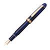 Platinum Fountain Pen #3776 Century Chartres Blue Extra Thick Pen PNB-15000#51-5, Size: 139.5x15.4mm, Extra Thick, 20.5g