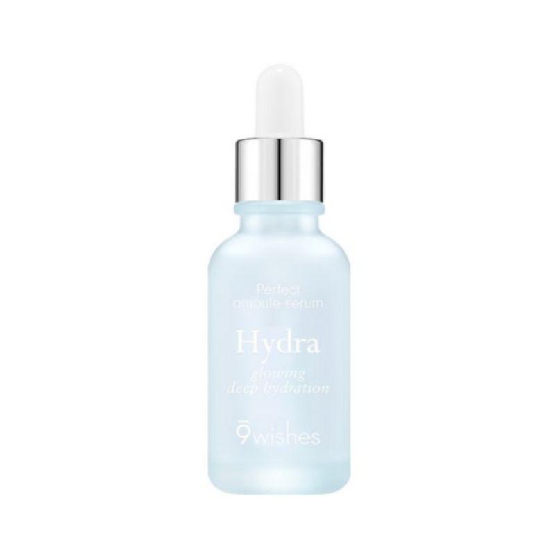 Сыворотка для лица 9Wishes Hydra Skin Ampoule 2-го поколения 80 мл – Глубокое увлажнение с гиалуроновой кислотой