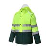 Neues Color-Block Sturmfestes 300D Oxford Outdoor Reflektierendes Regenmantelset