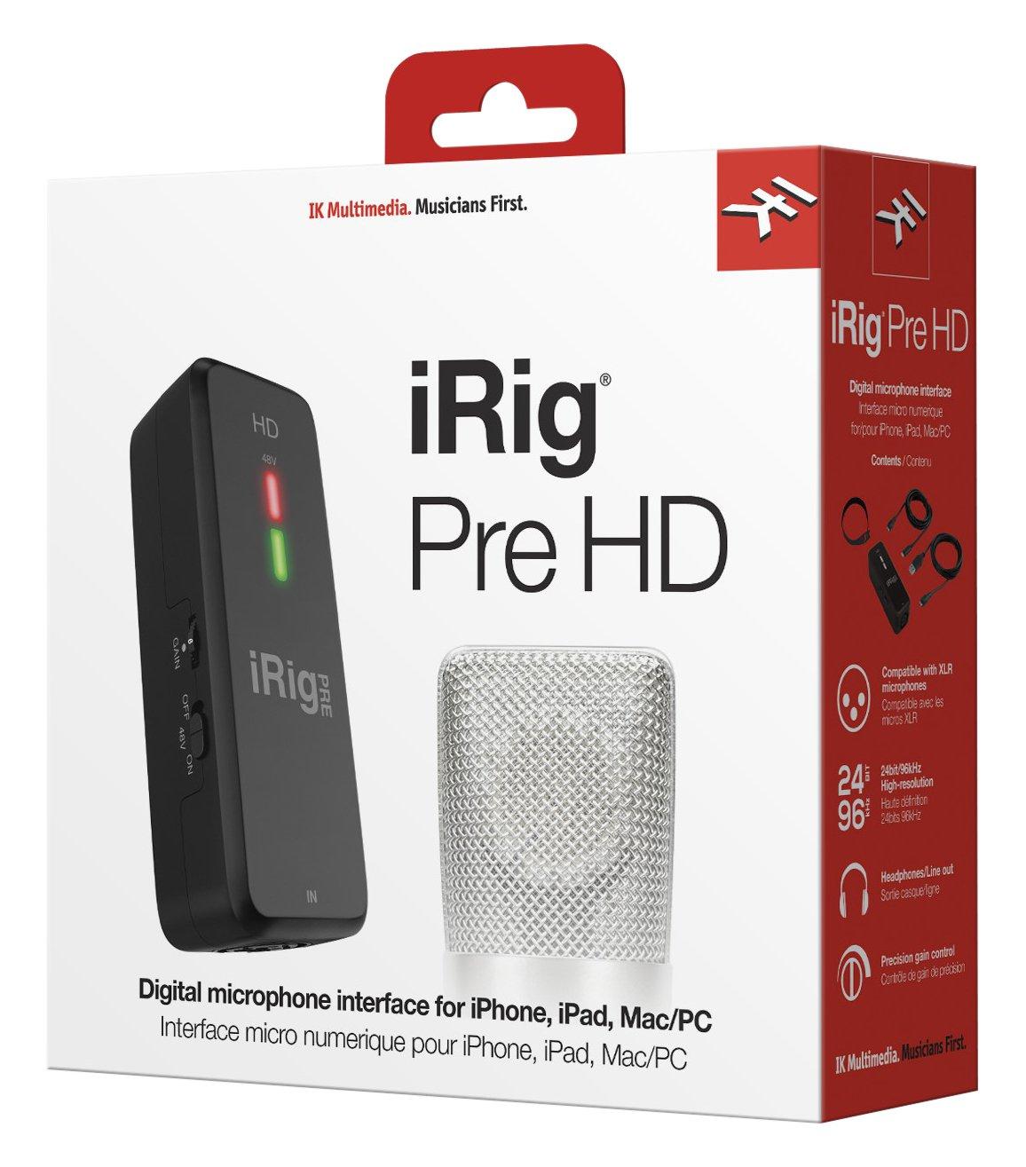 

IK Multimedia iRig Pre HD Mobile Microphone Interface with Class A Preamp