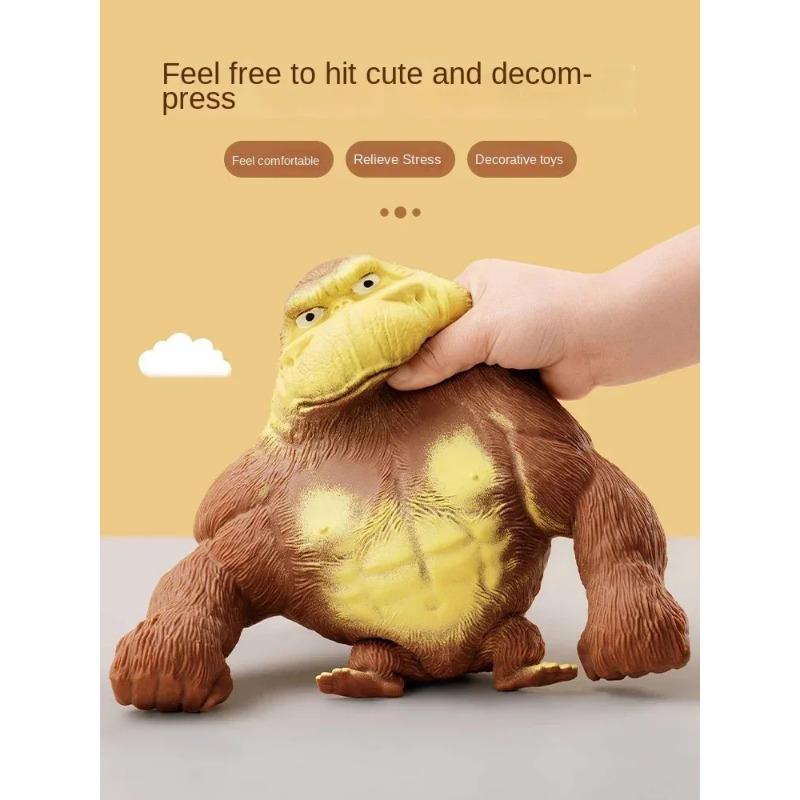 New Antistress Orangutan Fidget Toys Squishy Elastic Monkey Funny Decompression Gorilla Stress Relief Games Toy for Adults Kids