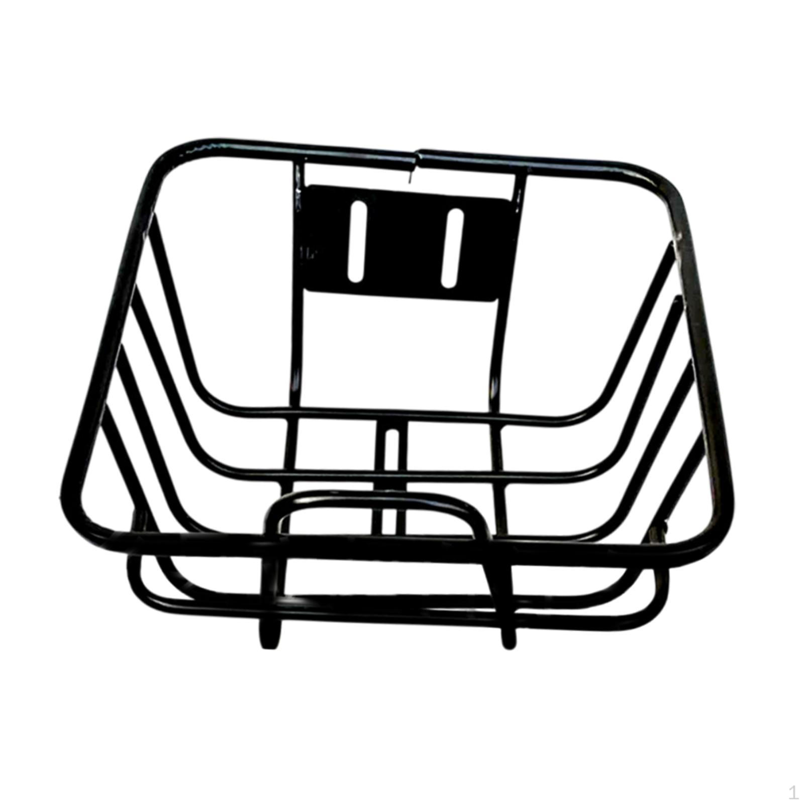 

Передняя корзина для велосипеда, съемная прочная железная рама для контейнера для всякой всячины S