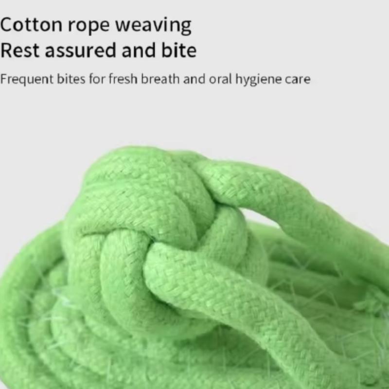 Interactive Pet Chewing Toy for Dogs Cotton Slipper Rope Dental Health Molar Chew Toy for Small to Large Dogs Teeth Accessory