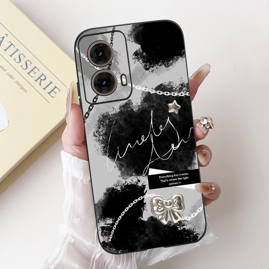 For Motorola Moto G85 5G Case XT2427-1 Luxury Candy Painted Cover Soft TPU Phone Case For Moto G35 G 55 85 MotoG55 MotoG85 Shell