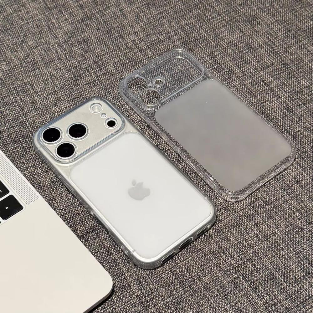 Luxe Mat Siliconen TPU Ultra Slanke Telefoonhoes voor iPhone 17 16 15 14 Pro Max 17pro Doorschijnende Schokbestendige Mat Zachte Cover