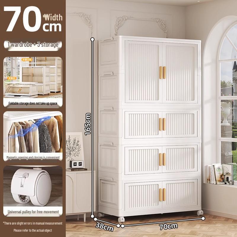 Younai Hängender Kleiderschrank für Kinder: Kleiderschrank für Babykleidung für das Schlafzimmer