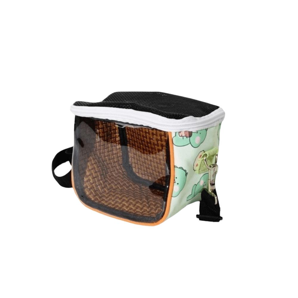 

Breathable Portable Pet Bird Cage Cooling Hamster Carrying Pouch Pet Travel Bag Travel зелёный