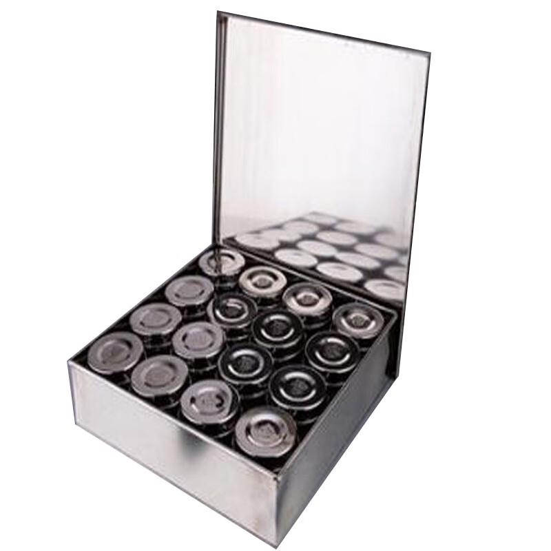 ZHOUYUEHENGSHENG 16-Compartment 304 Stainless Steel Food Sample Box