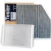 Cabin Air Filter Kit Fits Mercedes GLC300 (2015-), C300 (2015-), E300 (2017-), E400 (2018), E350 (-), E450 (-), Replaces OEM 2058350147&1668300218