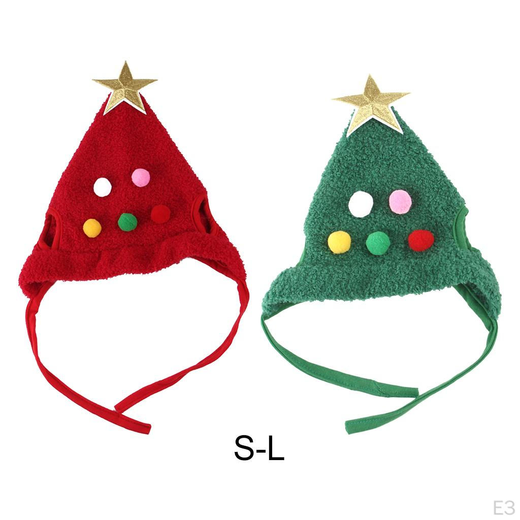 Hat Christmas with Ear Holes Tree Costumes Headgear Headdress for Birthday Cosplay
