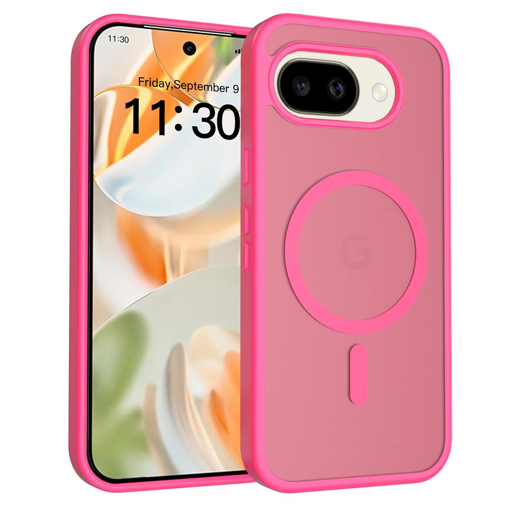 Business Translucent For Magsafe Case For Google Pixel 10 9 Pro XL 10A 9A Shockproof Wireless Charge Matte Magnetic Hard Cover