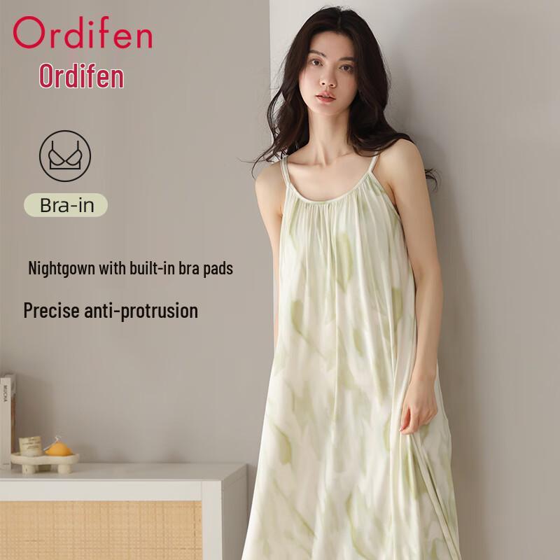 Odifen Women s Cotton Camisole Nightdress M