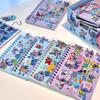 1 ks Disney Stitch Spiralový zápisník 3 v 1 Kniha samolepek Studentské psací potřeby Dárek